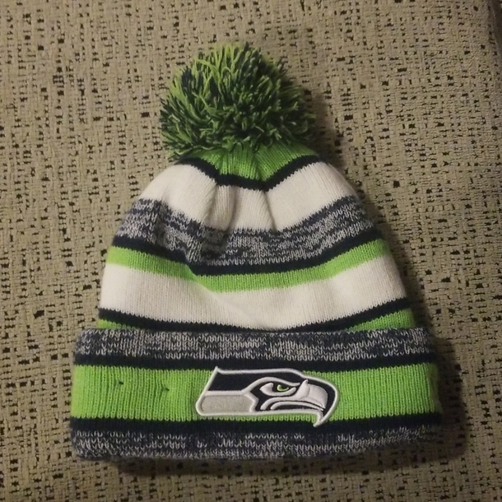 New Era Youth Seattle Seahawks beenie